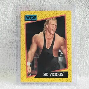 5/$20 Excellent 1991 Impel Sid Vicious WCW Wrestling Card 24!!